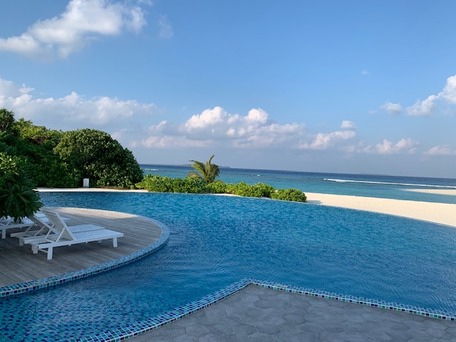 Pool auf den Malediven