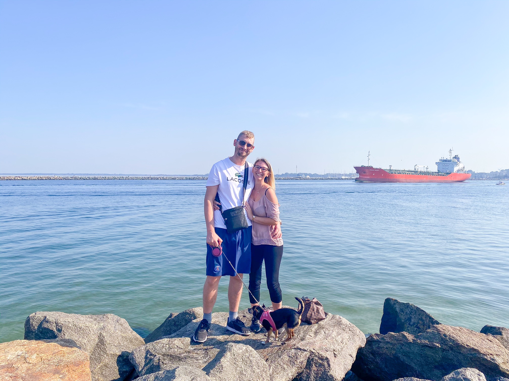 Familienfoto an der Ostsee